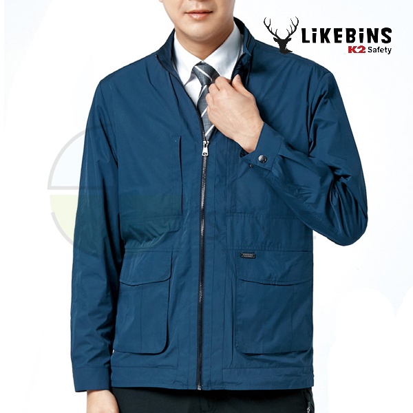 LB2-124/K2/상의/자켓/춘추/폴리에스터+PU코팅/90~120(5단위)/네이비