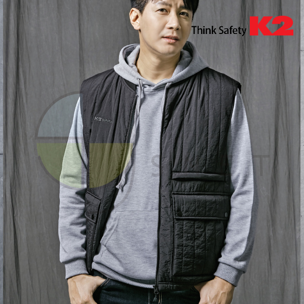 VE-F2601/K2/조끼/추동/나일론/오버핏/95~115(5단위)/블랙