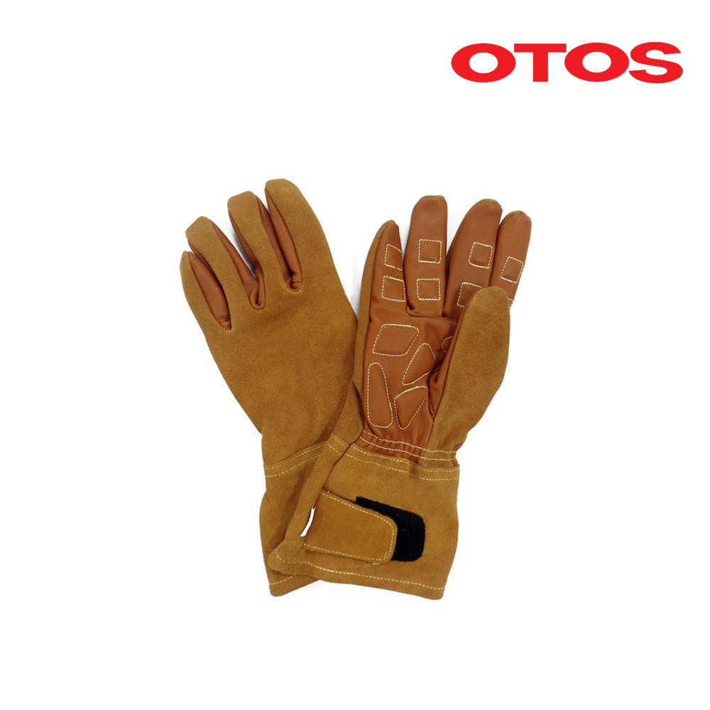 GS-707N/진동방지장갑/OTOS/소가죽/대,특대,프리/브라운/1켤레