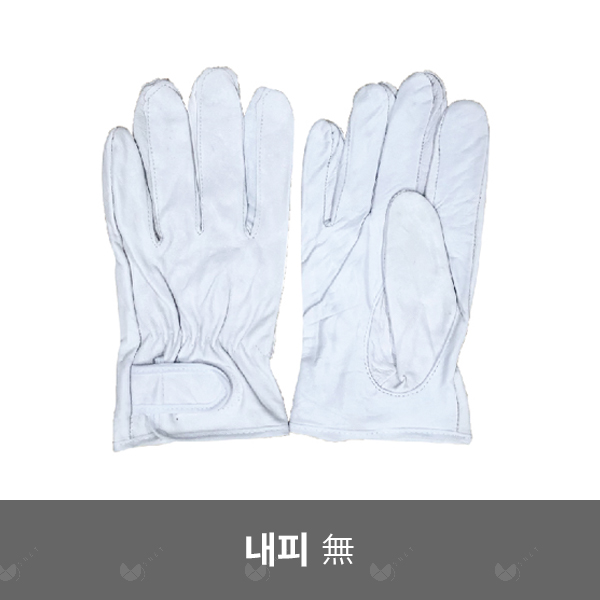 알곤장갑(견피)/SK-312/내피無/화이트/250mm/1켤레