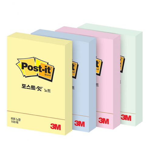 3M 포스트잇 노트 656 애플민트 51*76mm 100매 / 8806080035404