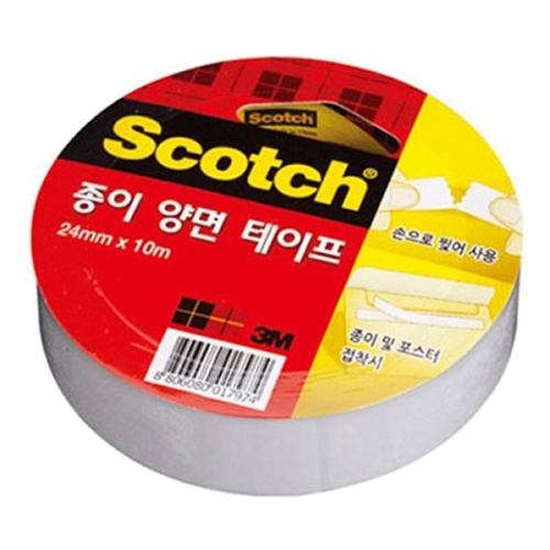 3M 스카치 종이 양면 테이프 24mm*10m / 8806080017974
