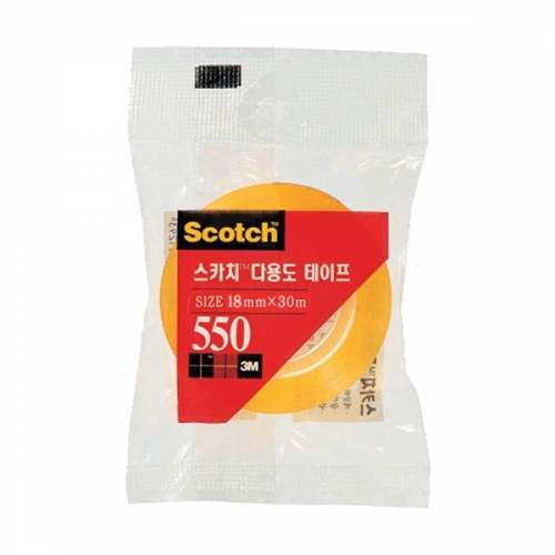 3M 스카치 다용도 테이프 리필 550R, 18mm*30m / 8801230166113