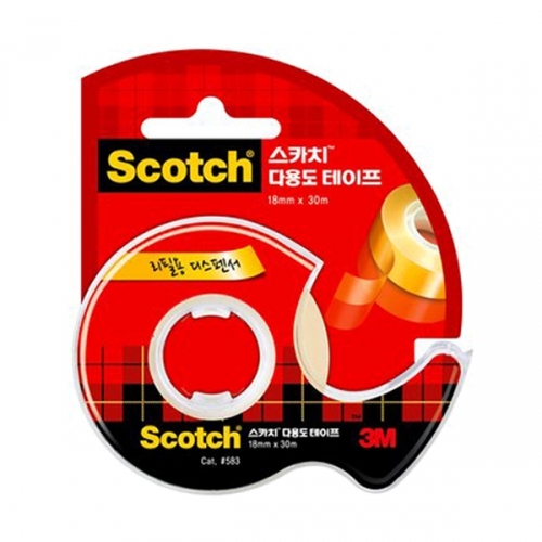 3M 스카치 다용도 테이프 581D, 18mm*15m / 8801230166021
