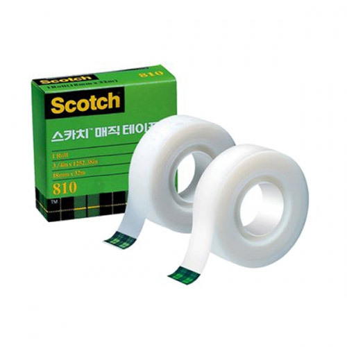 3M 스카치 매직테이프 리필 810R, 18mm*32m / 8801230160180