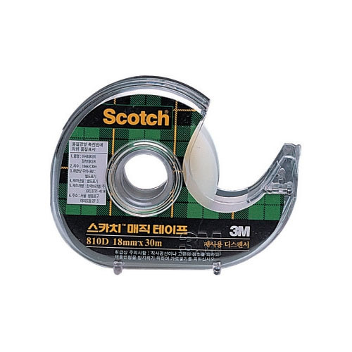 3M 스카치 매직테이프 810D, 18mm*30m / 8801230160678
