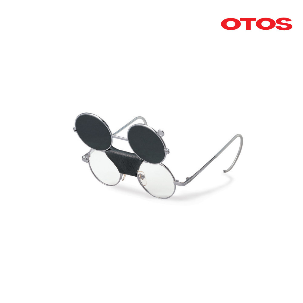M-633B코발트/보안경/OTOS/철테차광안경/측면보호판/렌즈교환/2단개폐