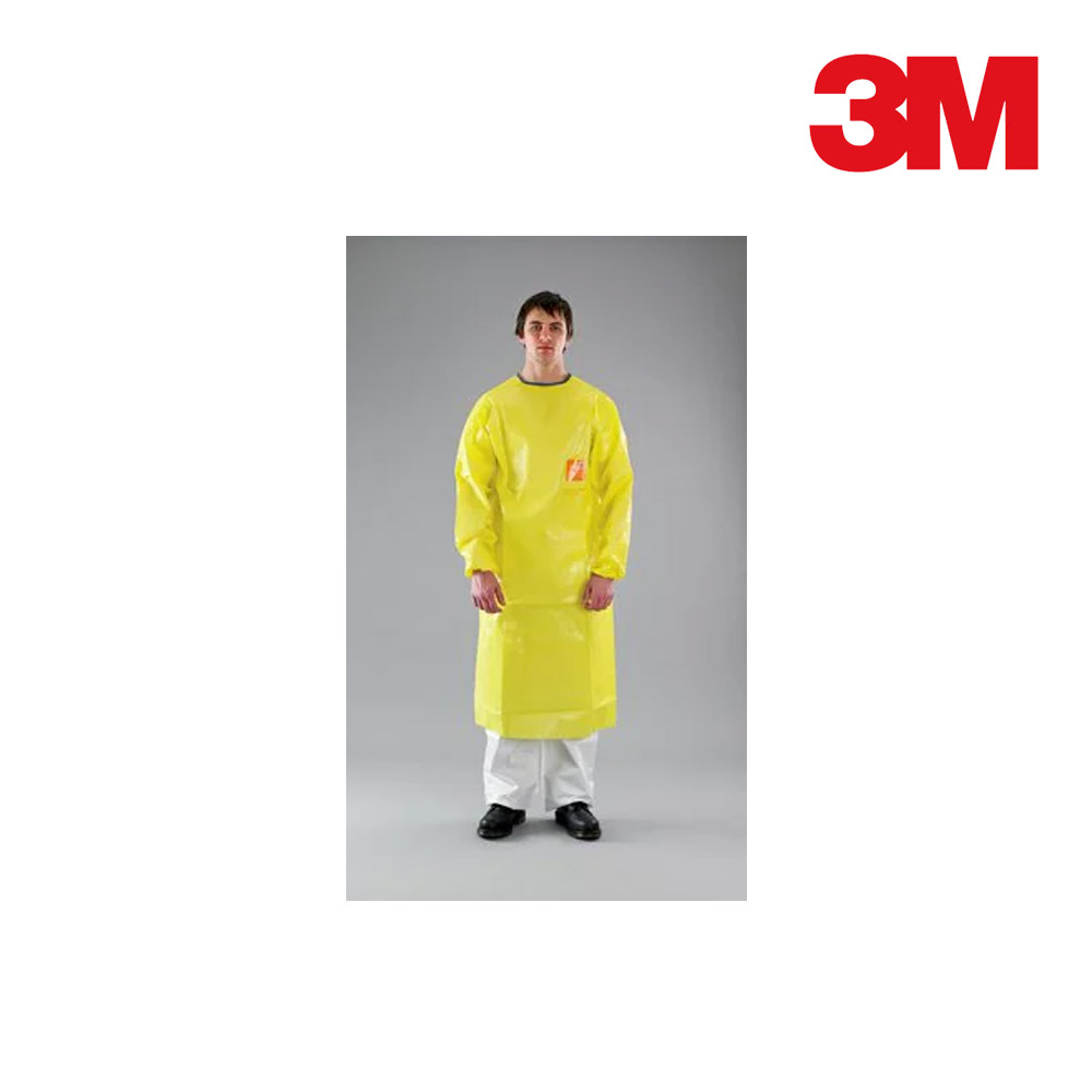 MC-3000가운/화학복/3M/원피스/노랑/케미컬&농약&화학물질저장탱크관리/L~XL