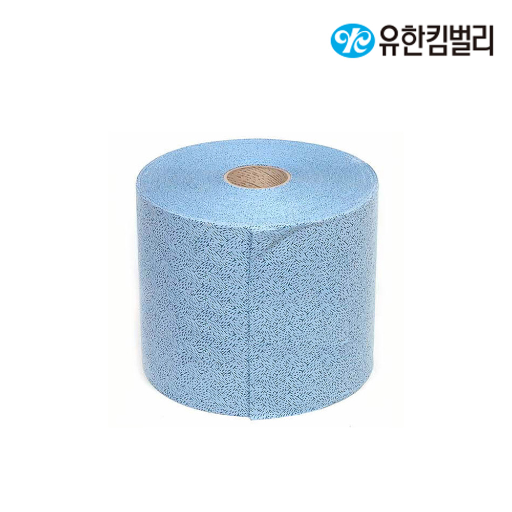 42031/와이퍼롤대형200m/블루/250x200mm/킴테크/YK/폴리플로필렌/82g/200mx2롤(박스)