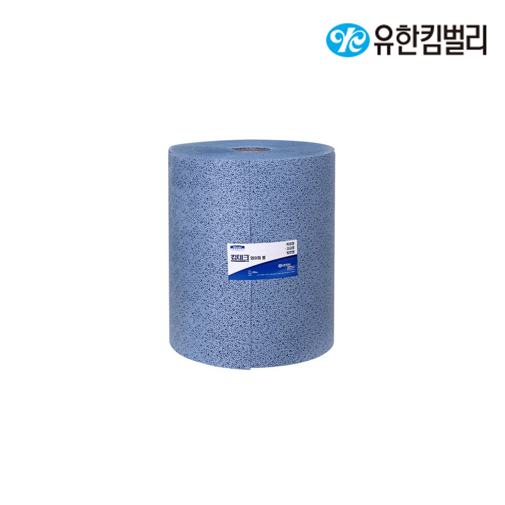 42026/와이퍼롤특대형200매/블루/400x200mm/킴테크/YK/폴리플로필렌/200m(롤)