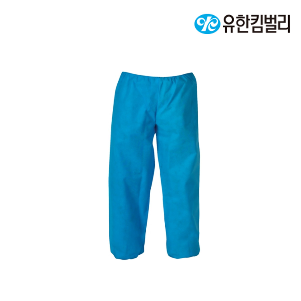 43122/A30보호복바지/블루/특대형/부분보호복6형식/SMS+발수+대전/크린가드/YK/24벌(박스)