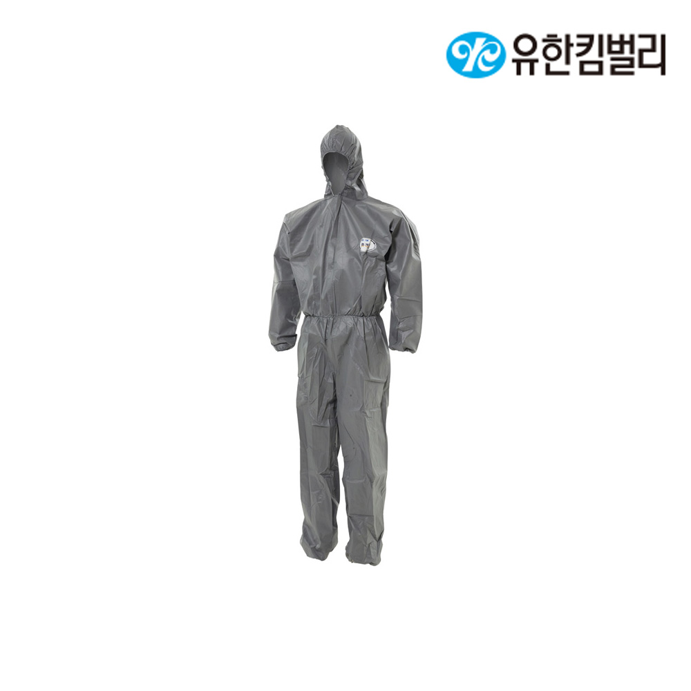 43204/A40보호복후드/그레이/특대형/화학물질용5,6형식/SF(통기)/크린가드/YK/24벌(박스)