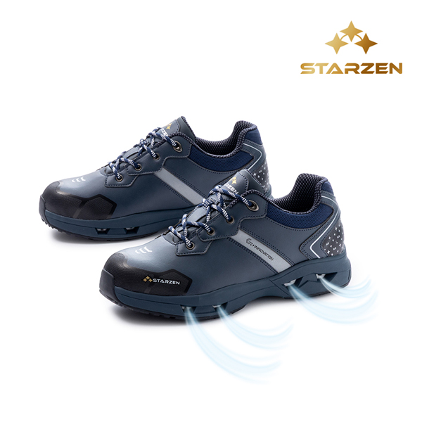 SZ-119/4인치/스타젠/미끄럼방지1급/끈/액션누벅/네이비/230~300