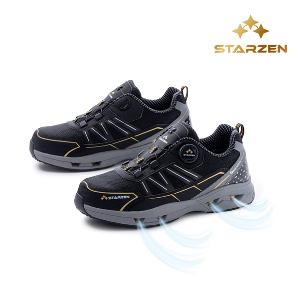 SZ-116N/4인치/스타젠/미끄럼방지1급/P토캡+다이얼/합성피혁/네이비/230~300