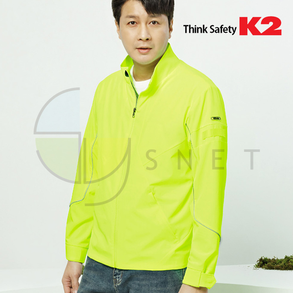 JK-2107(YE)/K2/상의/자켓/사철/폴리에스터+폴리우레탄/95~115(5단위)/옐로우
