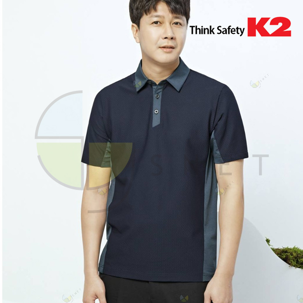 TS-2204(NA)/K2/티셔츠/춘추/나일론스판트리코트/90~120(5단위)/네이비