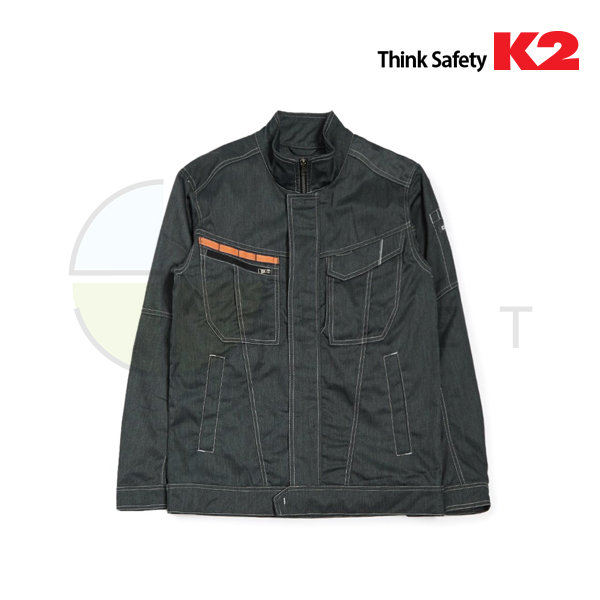 21JK-A160R/K2/상의/작업복/사철/데님/100~120(5단위)/그레이