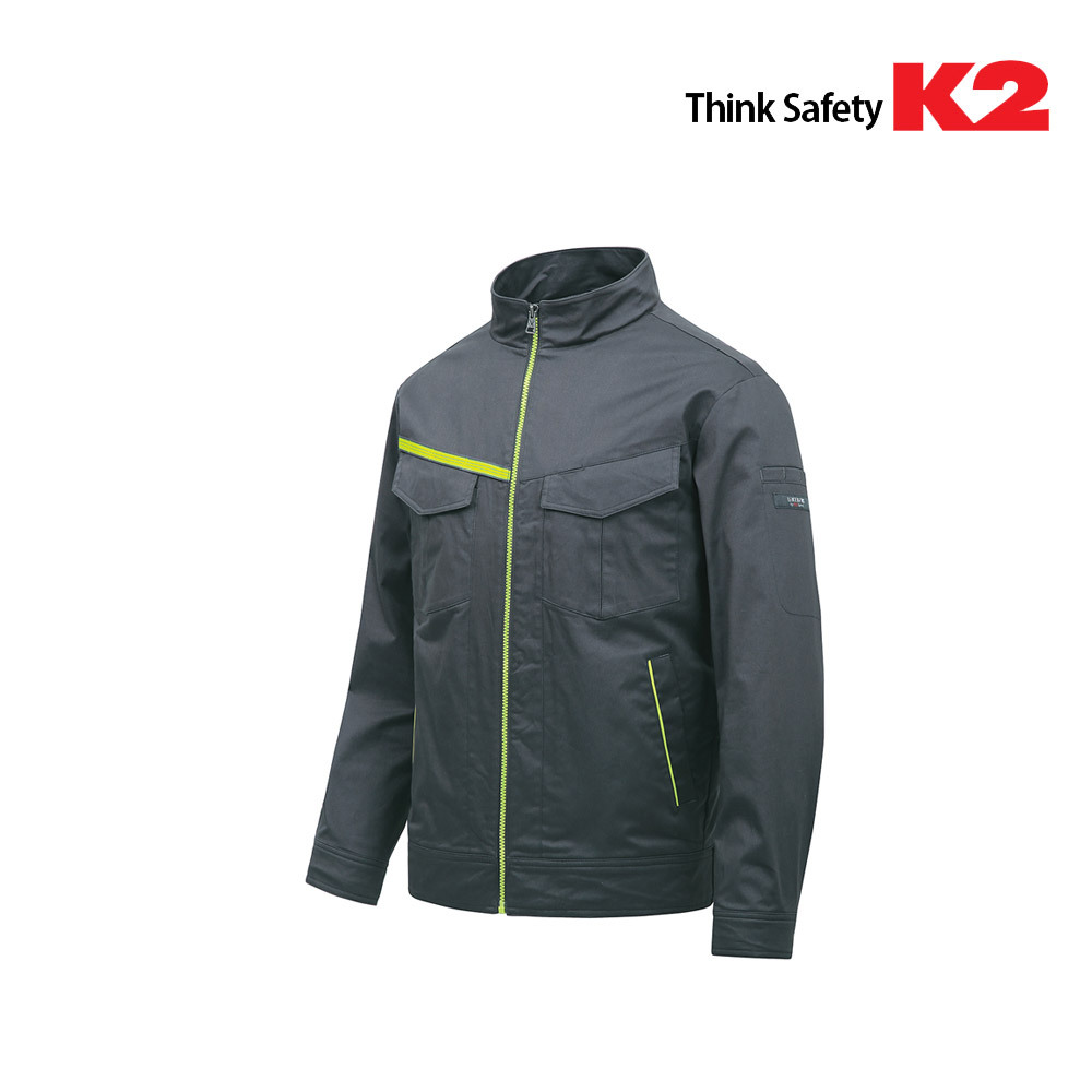 LB2-A163/상의/사철/19163/사계절작업복(상)/코튼+폴리/반사/멀티포켓/S~4XL/그레이