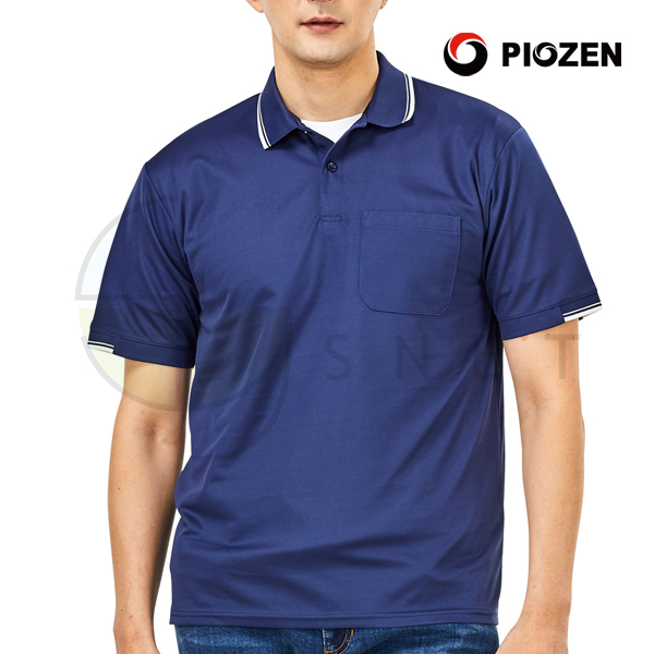 PT-11S/티셔츠//반팔/폴리100/냉감원단/생활방수/네이비/S~4XL