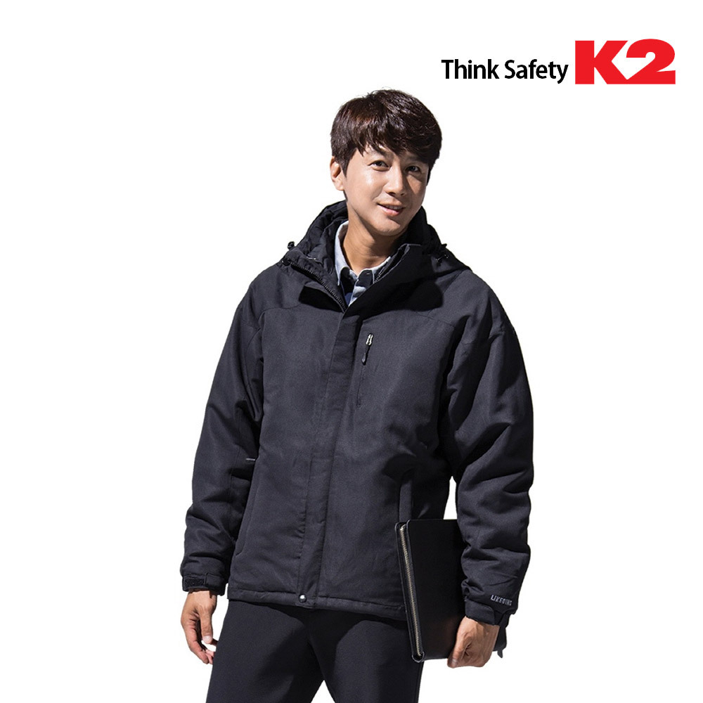 LB2-F122/K2/상의/동계자켓/내피탈부착/폴리에스터/90~120(5단위)/블랙