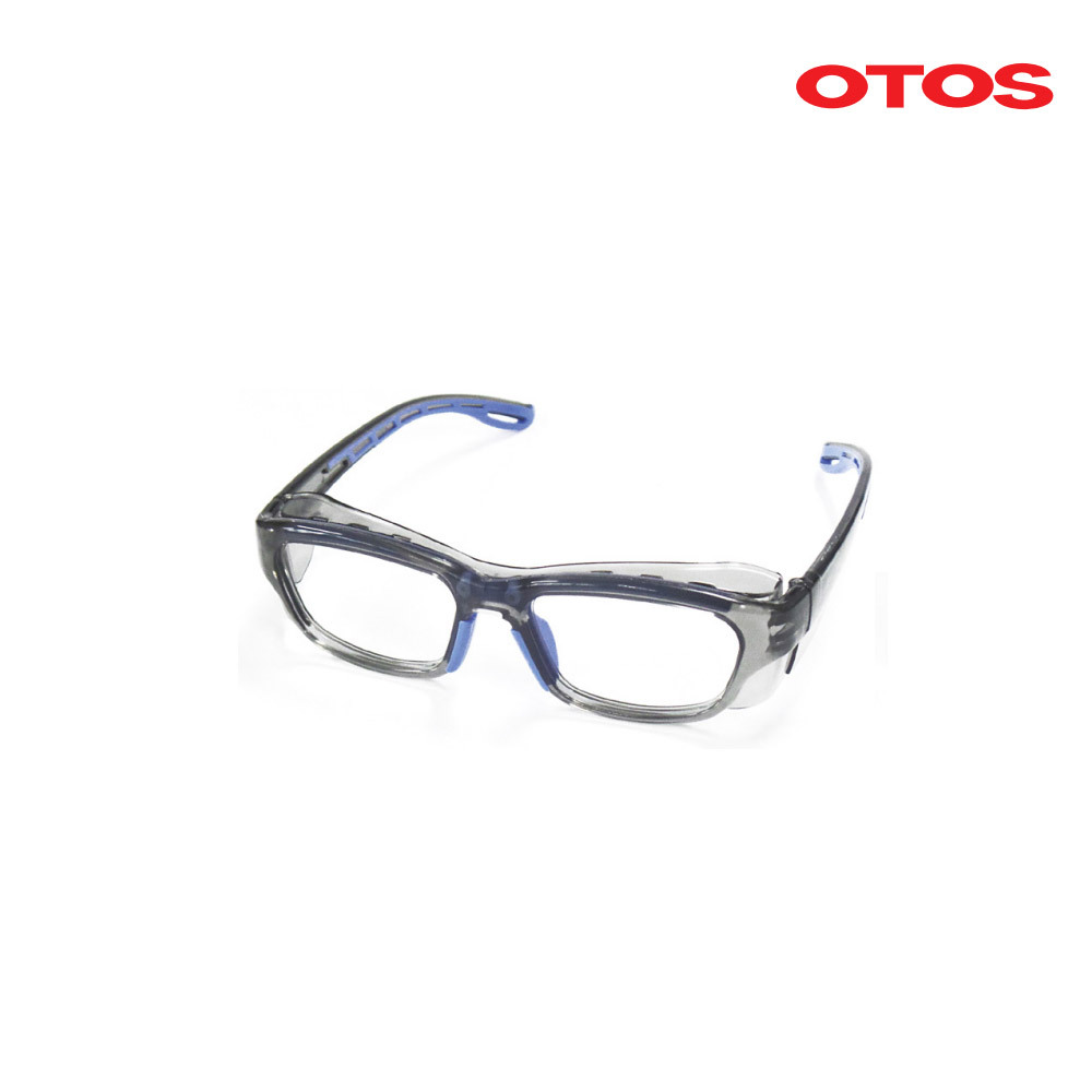 B-7130A/프라스틱도수안경/OTOS/측면보호판일체형/연질코받침&이마보호대