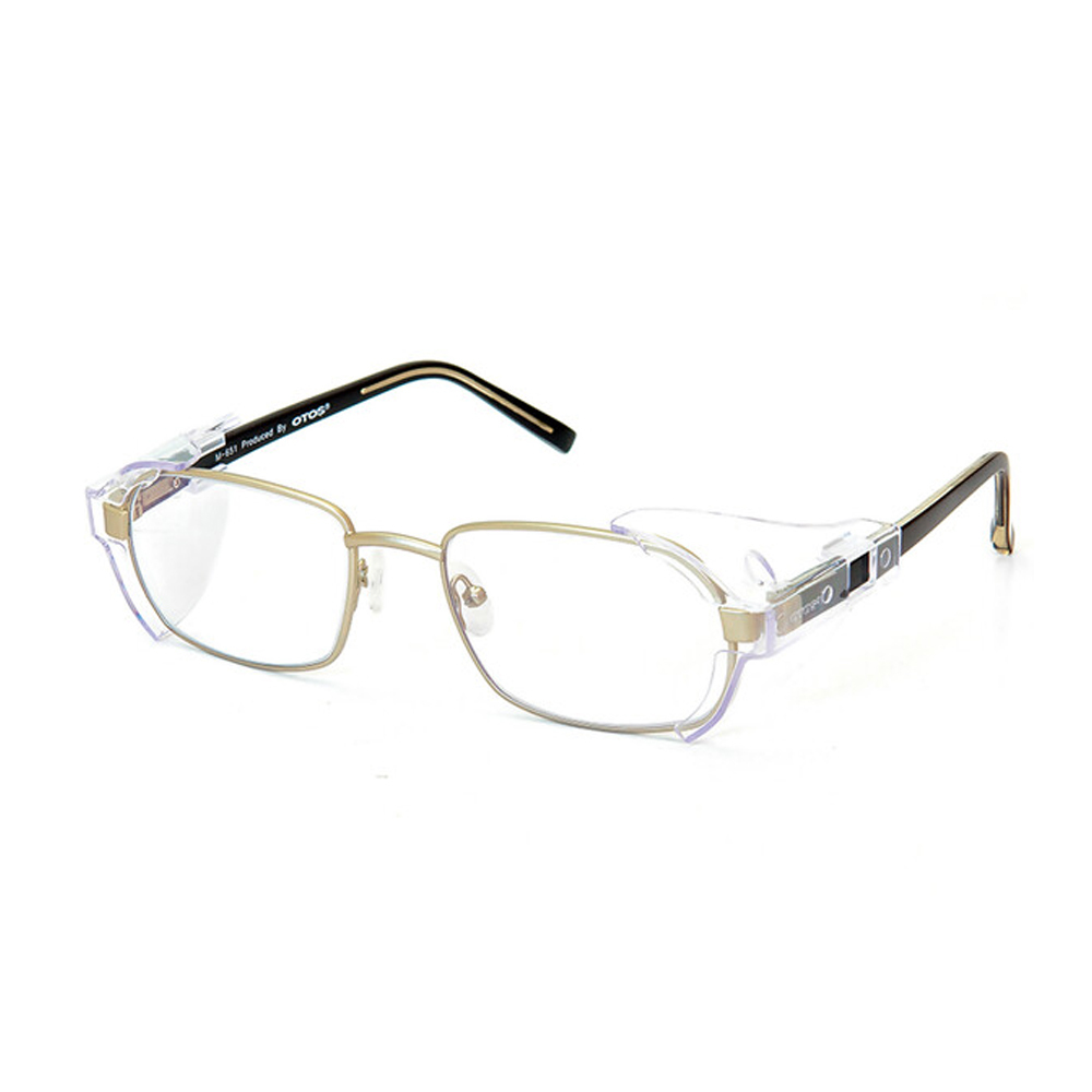 M-6510AS/철테도수안경/OTOS/측면보호판분리형/렌즈교환가능